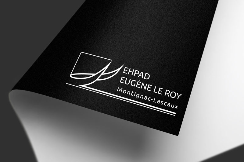 Logo noir de EHPAD EUGÈNE LE ROY