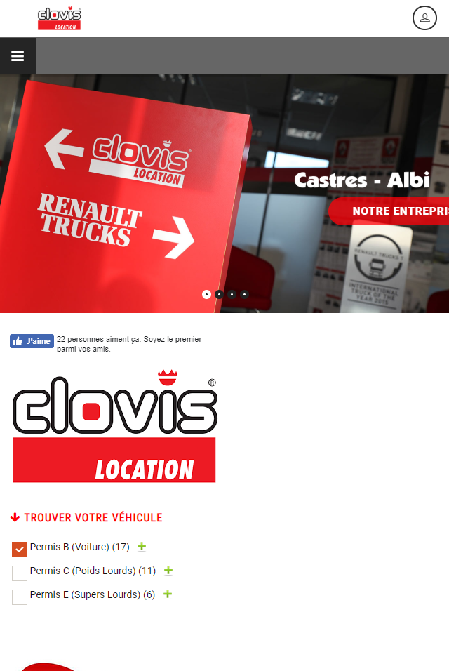 Miniature de Clovis Location 