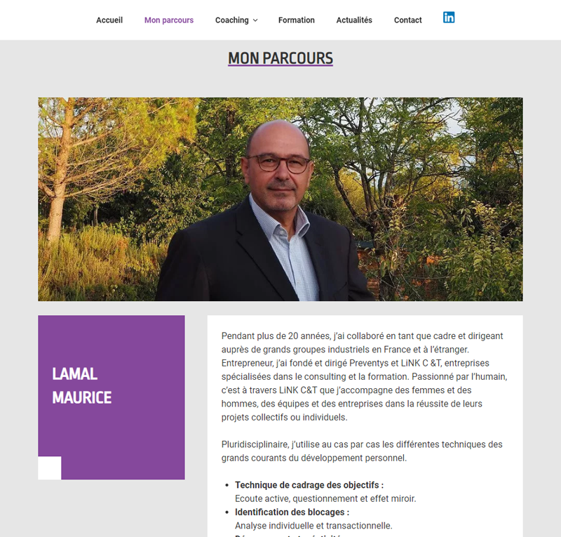 Miniature du projet Link Coaching & Training 